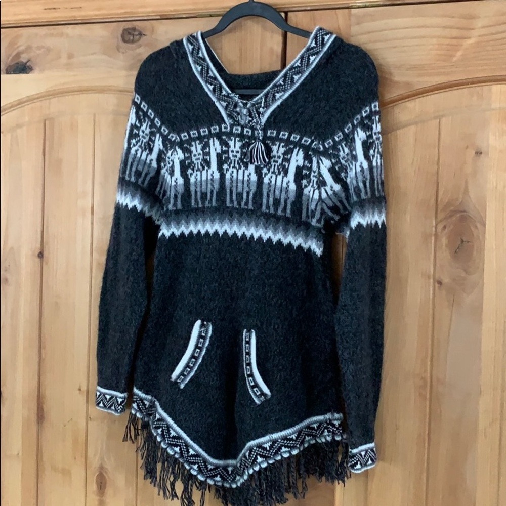 Wool hoodie